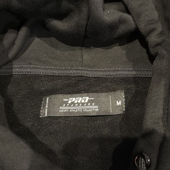 Pro Standard Sacramento Kings Black Cropped Embroidered Hoodie – Women’s Medium - Picture 2 of 3